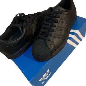 Adidas Originals Superstar Sneakers Mens US 7 Triple Black Shell Toe